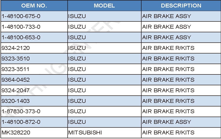 AIR BRAKE /CLUTCH BOOSTER